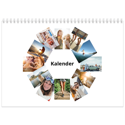 Fotokalender A4 doppelt (30 x 40 cm) — Kollage [deckblatt]
