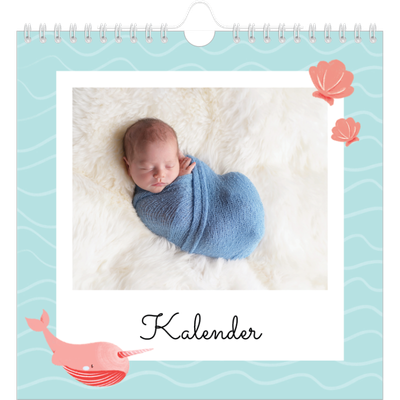 Jahreskalender Quadratisch — Süße Tiere [deckblatt]