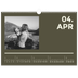 Fotokalender A3 — Modern und kräftig [April]