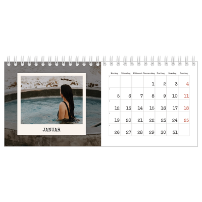 Tischkalender — Die Porträtaufnahme [Januar]