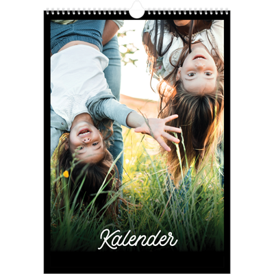 A3 Jahreskalender — Schwarzes [deckblatt]