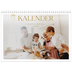 Fotokalender A4 doppelt (30 x 40 cm) — Großer goldener Text [deckblatt]