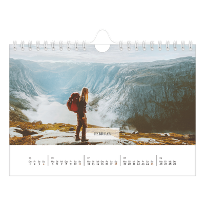 Fotokalender A5 — Klassischer Kalender [Februar]