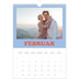 Fotokalender A4 (20 x 30 cm) — Rahmen im Retrostil [Februar]