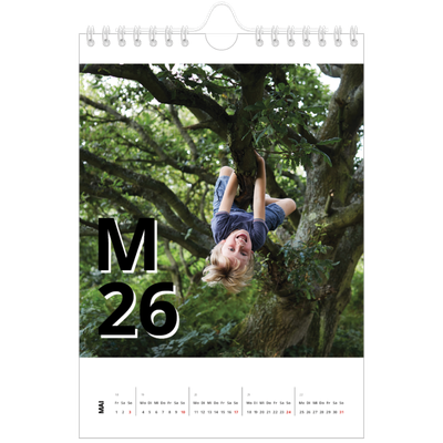 Fotokalender A5 — Große Zeichen [deckblatt]