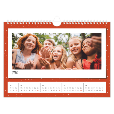Fotokalender A4 — Bunte Retro-Bilder [deckblatt]