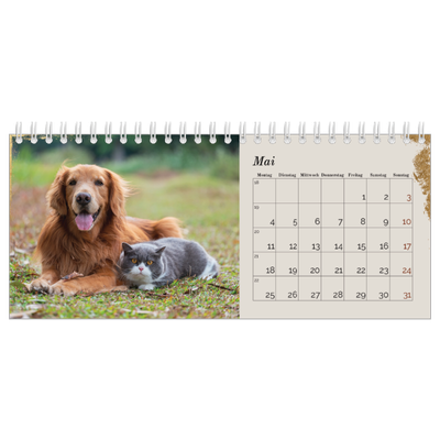 Tischkalender — Classic Gold [deckblatt]
