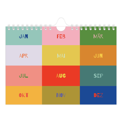 Fotokalender A5 — Farbenfroh wie du [deckblatt]