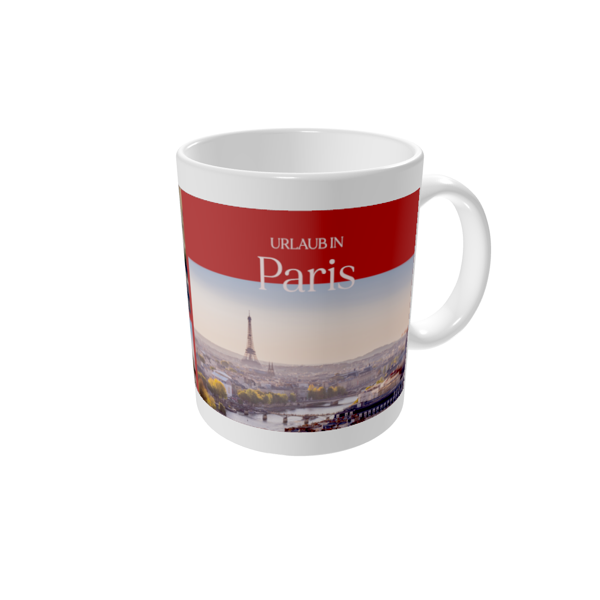 Tasse bedrucken — Mein Reisebericht - Paris
