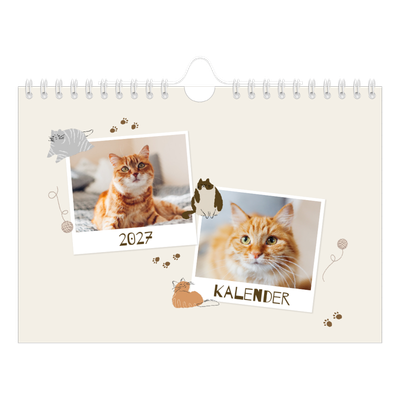 Fotokalender A5 — Verspieltes Kätzchen [deckblatt]