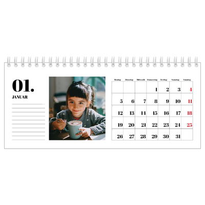 Tischkalender — Serif und Momente [Januar]