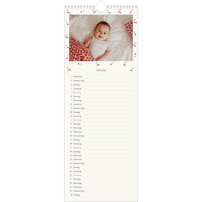 Küchenkalender  — Kleine Kirsche [Januar]