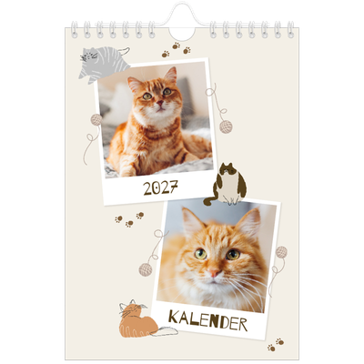 Fotokalender A5 — Verspieltes Kätzchen [deckblatt]