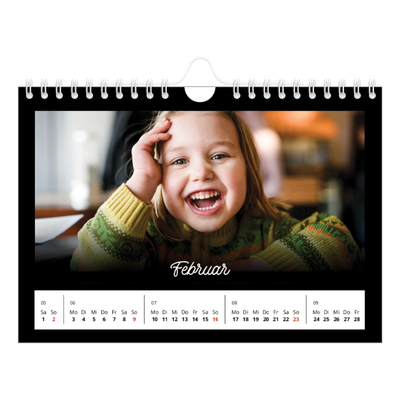 Fotokalender A5 — Schwarzes [Februar]