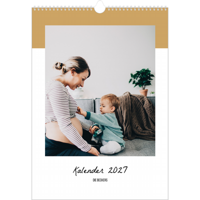 A3 Jahreskalender — Listen Kalender [deckblatt]