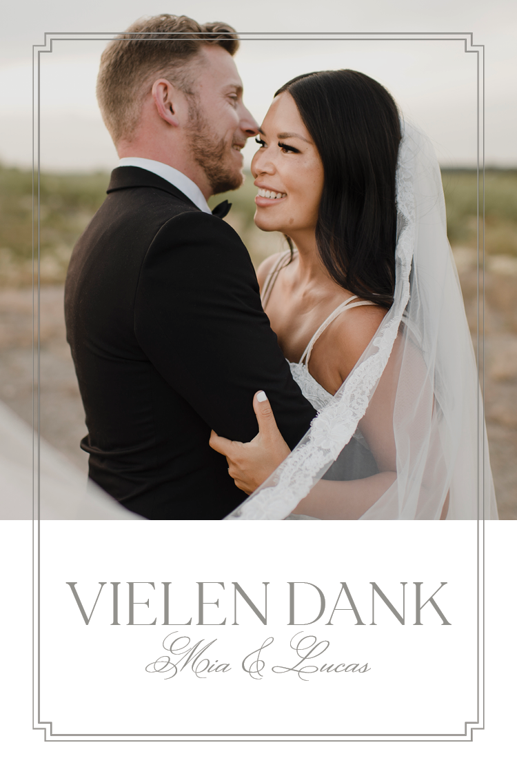 Dankeskarten — Schöne Typografie