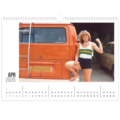 Fotokalender A3 — Kurztext [April]