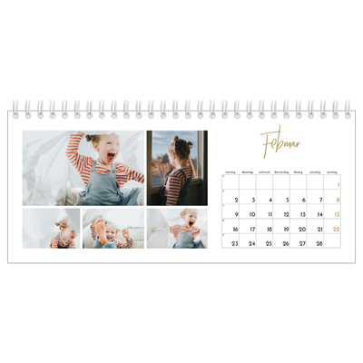 Tischkalender — Handgeschrieben [Februar]