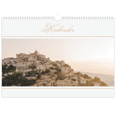 Fotokalender A3 — Goldschrift Banner [deckblatt]
