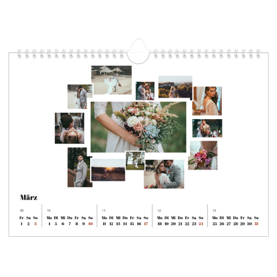 Fotokalender A4 — Collage shapes [Marsch]