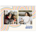 Fotokalender A4 doppelt (30 x 40 cm) — Retro-Streifen [deckblatt]