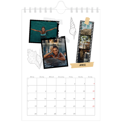 Fotokalender A5 — Scrapbook-Flair [April]