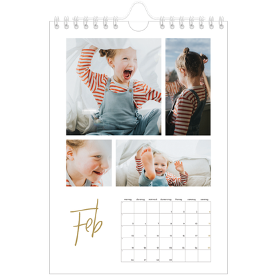 Fotokalender A5 — Handgeschrieben [Februar]