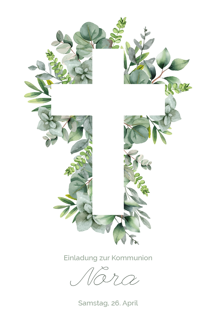 Einladungskarten — Botanische Eleganz