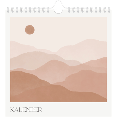 Jahreskalender Quadratisch — Positive Zitate [deckblatt]