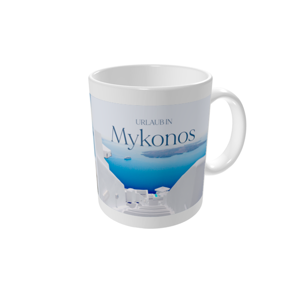 Tasse bedrucken — Mein Reisebericht - Mykonos