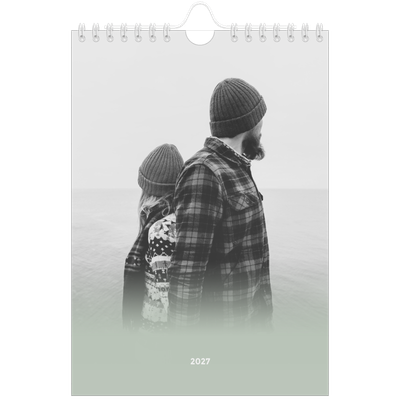 Fotokalender A5 — Zartgrüner Farbverlauf [deckblatt]