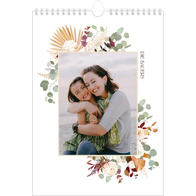 Fotokalender A4 (20 x 30 cm) — Boho [deckblatt]