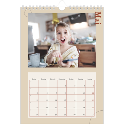 Fotokalender A4 (20 x 30 cm) — Assymetrischer Text [deckblatt]