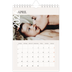 Fotokalender A5 — Überlappender Text [April]