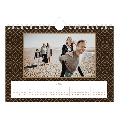 Fotokalender A5 — Vintage Schwarz-Weiß [deckblatt]