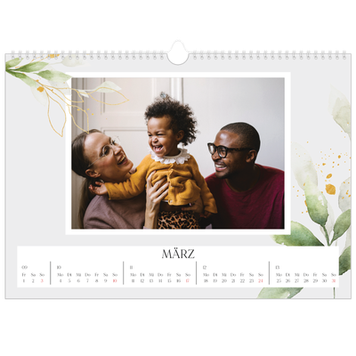 Fotokalender A3 — Floraler Akzent [Marsch]
