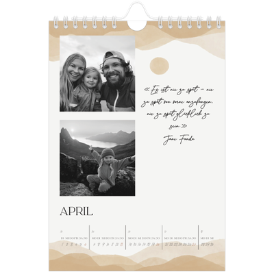 Fotokalender A5 — Positive Zitate [April]