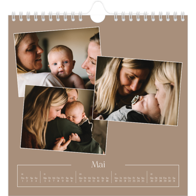 Jahreskalender Quadratisch — Gebastelte Momente [deckblatt]