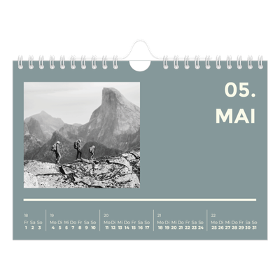 Fotokalender A5 — Modern und kräftig [deckblatt]