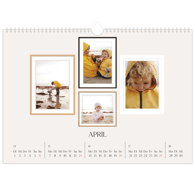 Fotokalender A3 — Fotowand [April]