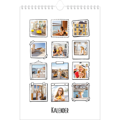 Fotokalender A4 (20 x 30 cm) — Scrapbook-Schnappschüsse [deckblatt]