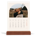 Tischkalender mit Holzfuß Hochformat  — Erinnerungsbogen [deckblatt]