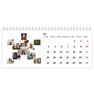 Tischkalender — Collage shapes [deckblatt]