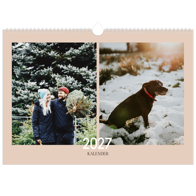 Fotokalender A3 — Überlappender Text [deckblatt]