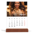 Tischkalender mit Holzfuß Hochformat  — Monat [April]
