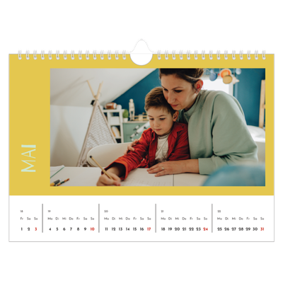 Fotokalender A4 — Farbenfroh wie du [deckblatt]