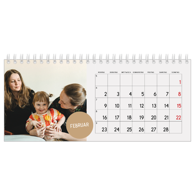 Tischkalender — Fotosticker [Februar]