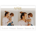 Fotokalender A3 — Großer goldener Text [April]