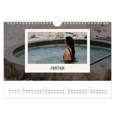 Fotokalender A4 — Die Porträtaufnahme [Januar]