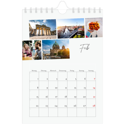 Fotokalender A5 — Städtereise [Februar]